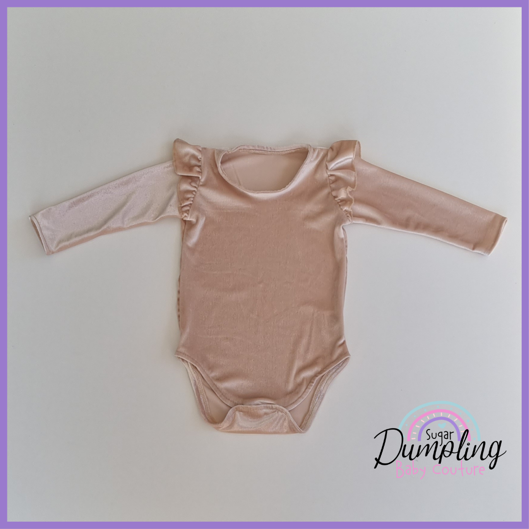 Velour Flutter Rompers