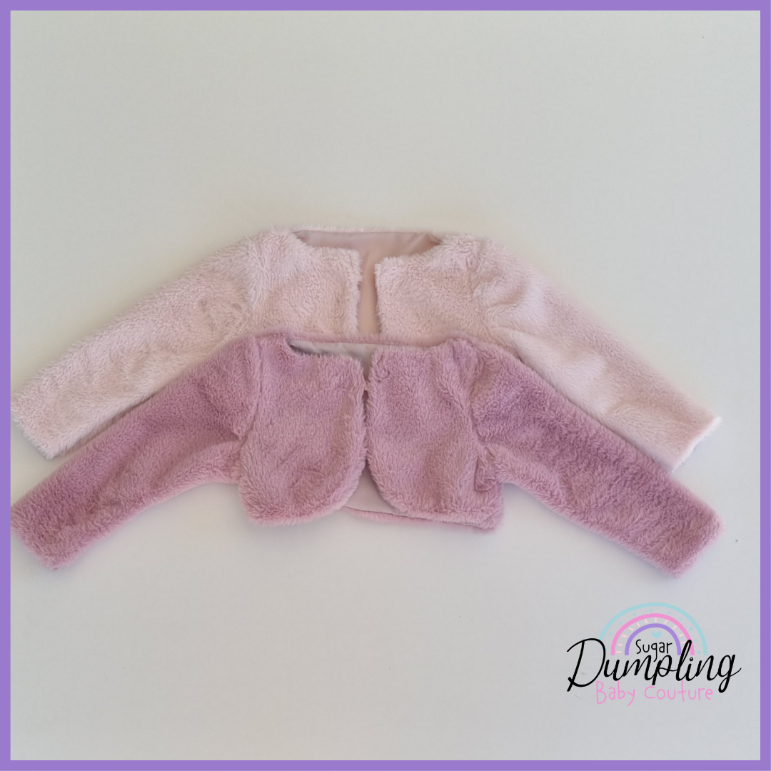 Ladies pink 2025 bolero jacket